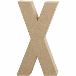 Litera X z papier-mache H: 20,5 cm