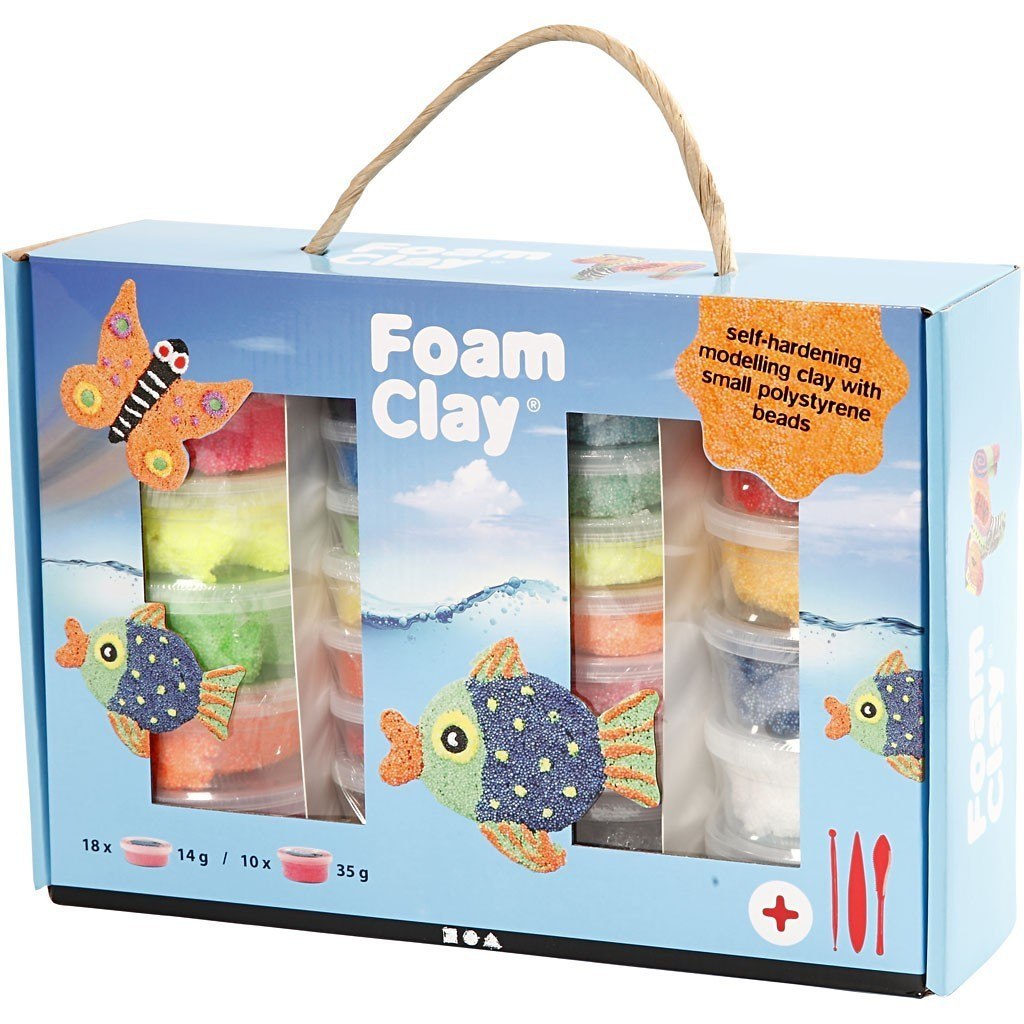 Zestaw Masa Faom Clay 10x35g i 18x14g Zestaw Masa Faom Clay 10x35g i 18x14g