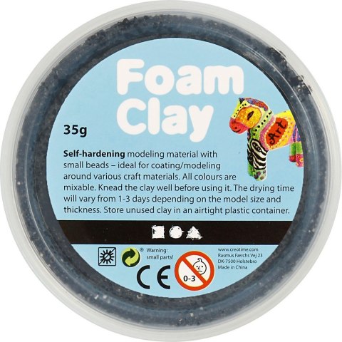 Masa Foam Clay Czarna 35 g Masa Foam Clay Czarna 35 g