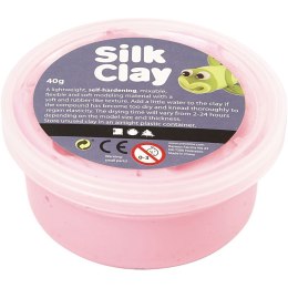 Masa Silk Clay Różowa 40 g