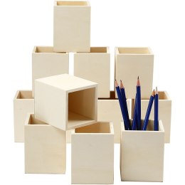 Pudełko drewniane na ołówki