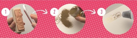 Puder do Embossingu brokatowy Powój Puder do Embossingu brokatowy Powój