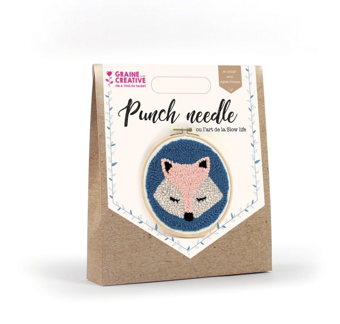 Zestaw do haftowania Punch Needle Lisek Zestaw do haftowania Punch Needle Lisek