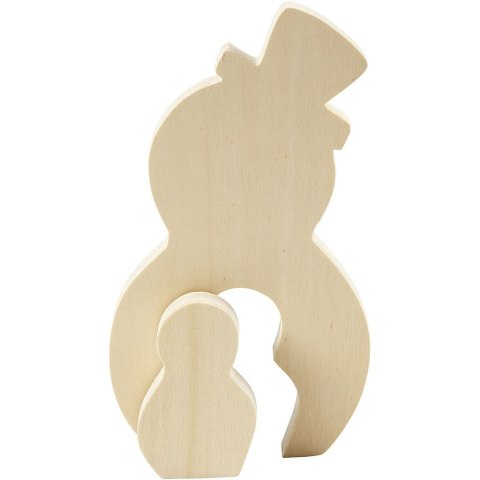 Bałwanek 2w1 H: 20 i 7,5 cm sklejka Bałwanek 2w1 H: 20 i 7,5 cm sklejka