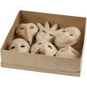 Maski dla dzieci z papier-mache 60 szt.