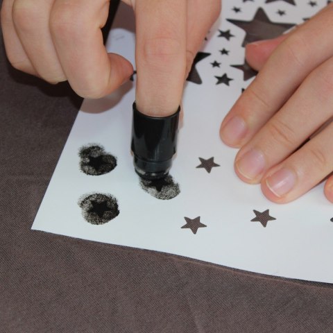 Szablon A4 samoprzylepny Gwiazdy Szablon A4 samoprzylepny Gwiazdy