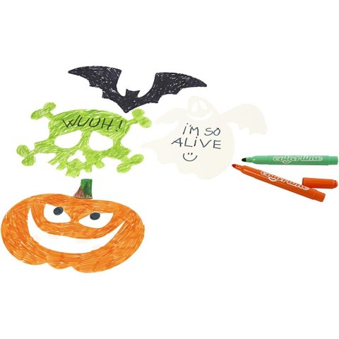 Motywy Halloweenowe z kartonu 17-24 cm Motywy Halloweenowe z kartonu 17-24 cm