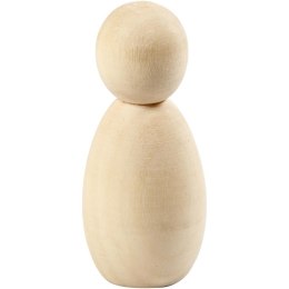Pionki , Figurki z drewna H: 6 cm 5 szt.
