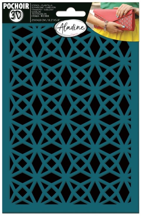 Szablon samoprzylepny 3D Geometryczny 2 Szablon samoprzylepny 3D Geometryczny 2