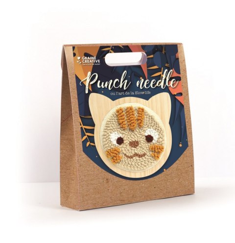 Zestaw do haftowania Punch Needle Kotek Zestaw do haftowania Punch Needle Kotek
