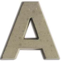 Litera A z betonu H:5 cm
