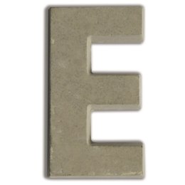 Litera E z betonu H:5 cm
