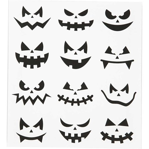 Naklejki Halloweenowe Buźki Naklejki Halloweenowe Buźki