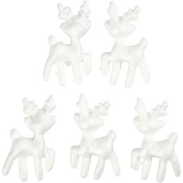 Reniferki ze Styropianu H: 11 cm 5 szt.