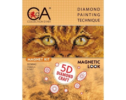 Diamentowa Mozaika z magnesem Kocie oczy Diamentowa Mozaika z magnesem Kocie oczy