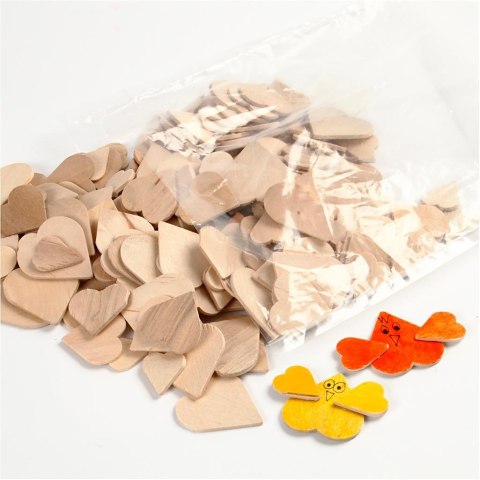 Mozaika drewniana Serduszka 250 szt.