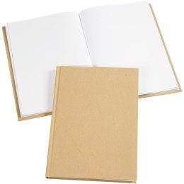 Notatnik A5 z okładką z papier-mache, z białymi kart.