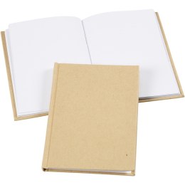 Notatnik A6 z okładką z papier-mache, z białymi kart.