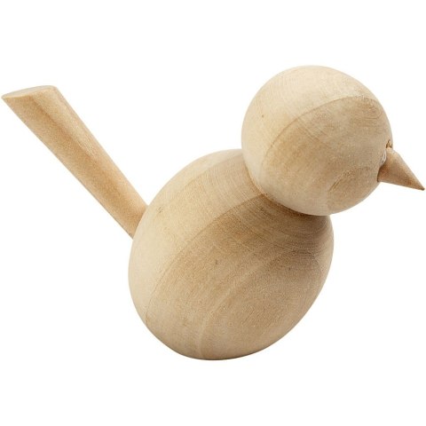 Ptaszek z drewna H: 7,6 cm Ptaszek z drewna H: 7,6 cm