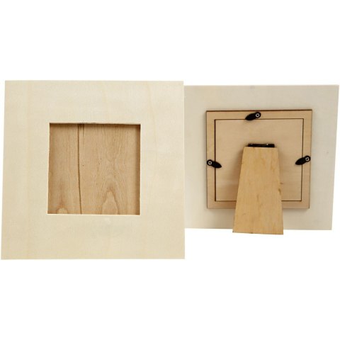 Ramka Drewniana stojąca na zdjęcia 16x16 cm Ramka Drewniana stojąca na zdjęcia 16x16 cm