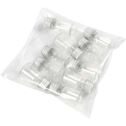 Słoiczki z nakrętką H:45mm D:23mm 10szt. Słoiczki z nakrętką H:45mm D:23mm 10szt.
