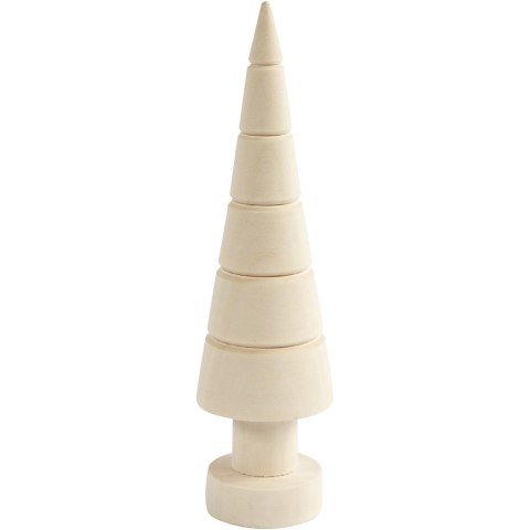 Choinka z drewna H: 18 cm D: 5 cm Choinka z drewna H: 18 cm D: 5 cm