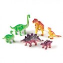 Duże figurki, mamy i dzieci, dinozaury, zestaw 6