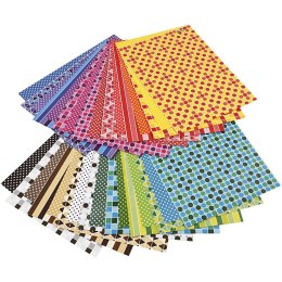Papier wzory Color Bar A4 250 g 16 ark.