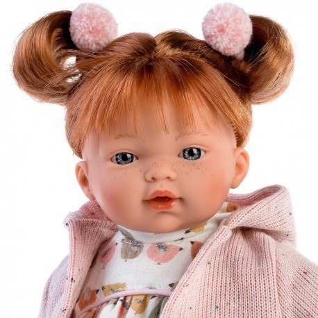 Hiszpańska lalka Lea 33 cm płacze