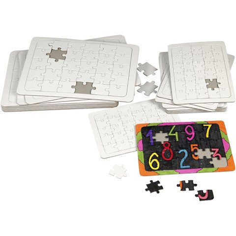 Puzzle do pomalowania A4 30x21cm Puzzle do pomalowania A4 30x21cm