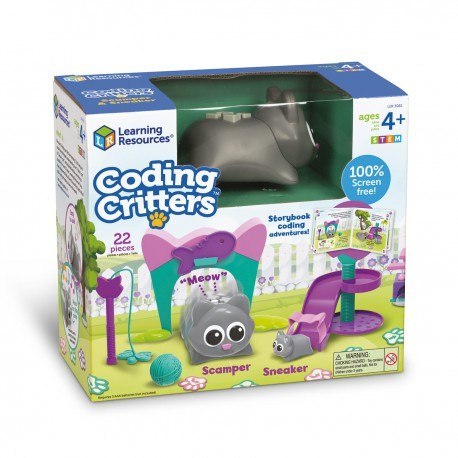 Learning resources, coding critters™ scamper ,sneaker, robot do
