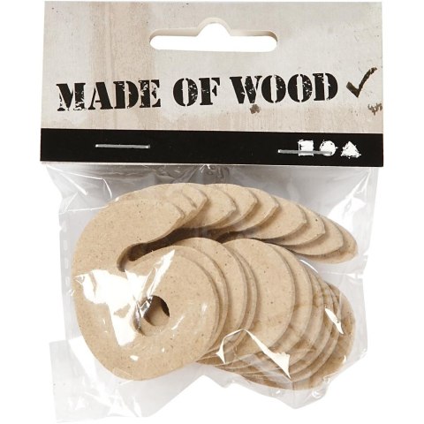 Cyfra 6 z MDF H: 4 cm 10 szt. Cyfra 6 z MDF H: 4 cm 10 szt.