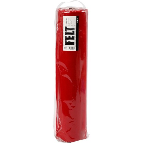 Filc W: 45 cm L: 5m Czerwony Filc W: 45 cm L: 5m Czerwony