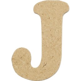 Litera J z MDF H: 4 cm 10 szt.