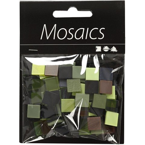 Mozaika Zielono-Brązowa 10x10 mm Mozaika Zielono-Brązowa 10x10 mm