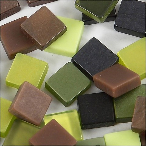 Mozaika Zielono-Brązowa 5x5 mm Mozaika Zielono-Brązowa 5x5 mm