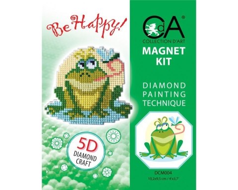 Diamentowa Mozaika z magnesem Żabka Diamentowa Mozaika z magnesem Żabka