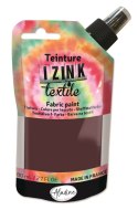 Farba płynna do tkanin 80ml Brązowa