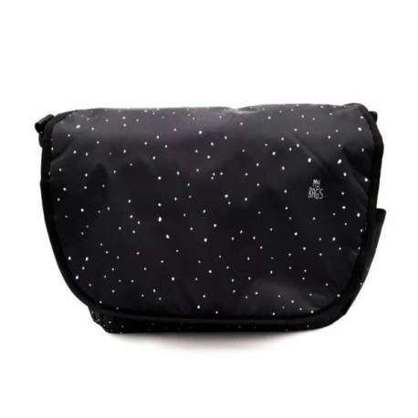 My bag's torba do wózka flap bag confetti black
