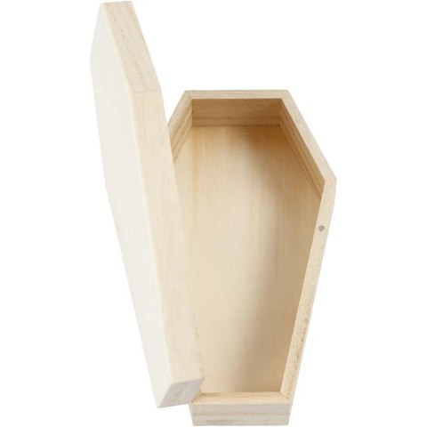 Pudełko Trumna z drewna 18x10x4 cm Pudełko Trumna z drewna 18x10x4 cm