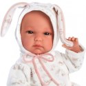 Hiszpańska lalka bobas dziewczynka Bimba króliczek - 35cm