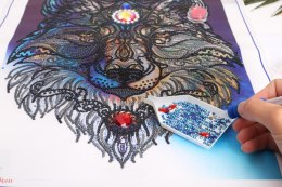 Obraz Diamentowa Mozaika haft diam. 40x50cm Lupus