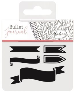 4 Szablony Bullet Journal 8x8cm Etykiety