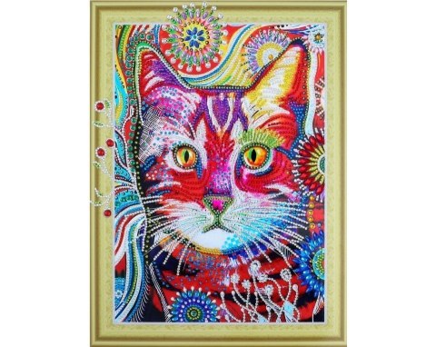 Diamentowa Mozaika 30x40 Kot w kolorach Diamentowa Mozaika 30x40 Kot w kolorach