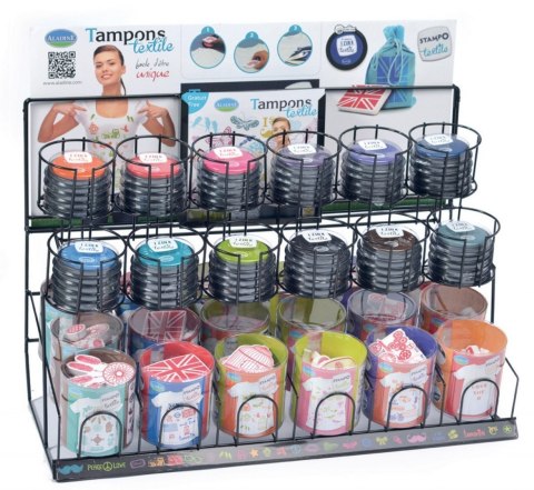 Display do tekstylnych tuszy i stempli Display do tekstylnych tuszy i stempli