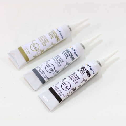Konturówka do Tkanin 20ml Blister Czarna