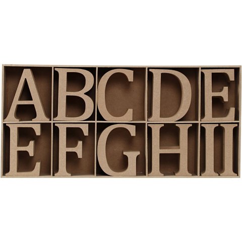 Litery i Cyfry z MDF H: 13 cm 160 szt. Litery i Cyfry z MDF H: 13 cm 160 szt.