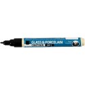Marker do szkła i porcelany Czarny 1-2mm Marker do szkła i porcelany Czarny 1-2mm
