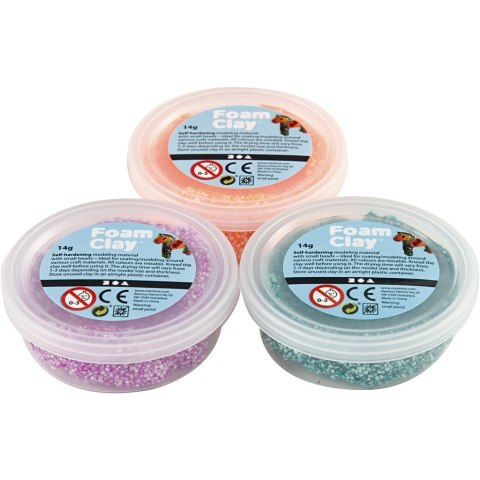 Masa Foam Clay - 3x14g kol. Wyraziste Masa Foam Clay - 3x14g kol. Wyraziste