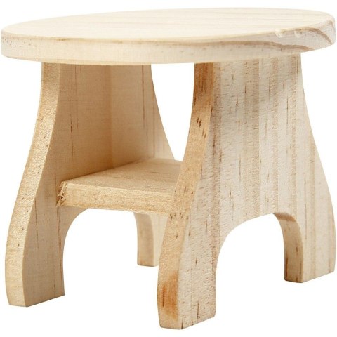 Mebelki z drewna H: 5,8-10,5 cm 50 szt. Mebelki z drewna H: 5,8-10,5 cm 50 szt.